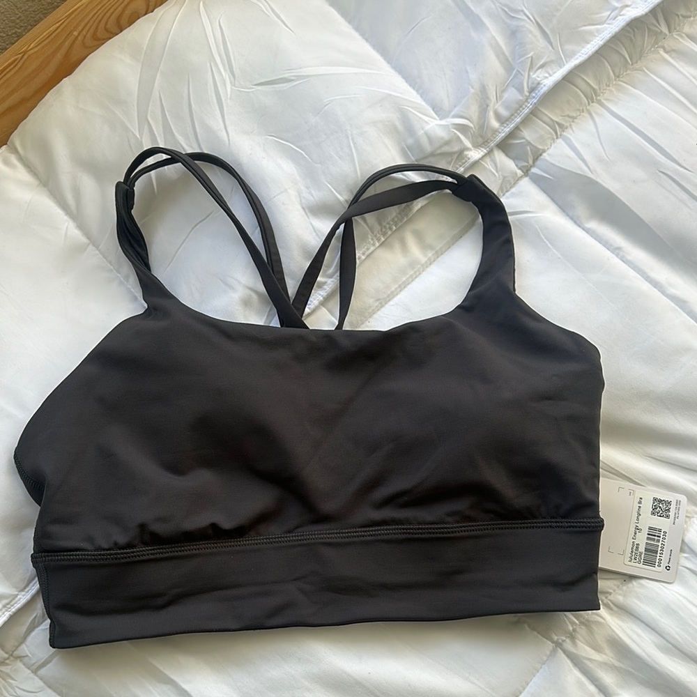 Lululemon Athletica Black Energy Longline Bra - Picture 2 of 3